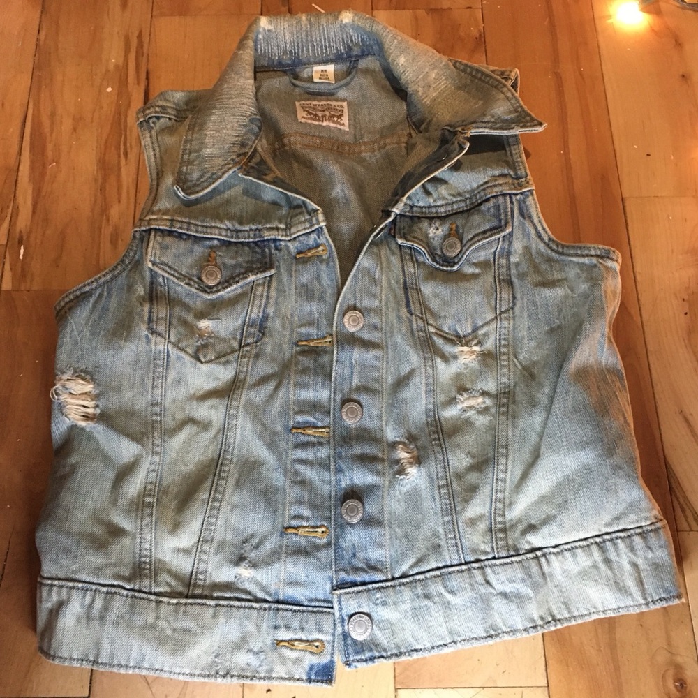 VINTAGE LEVIS jean vest
